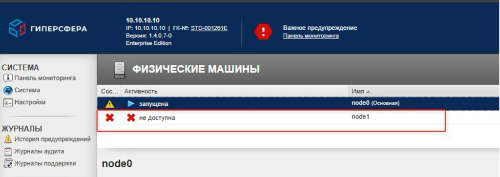 Рисунок 10 — Отказ физического сервера после отключения питания.jpg